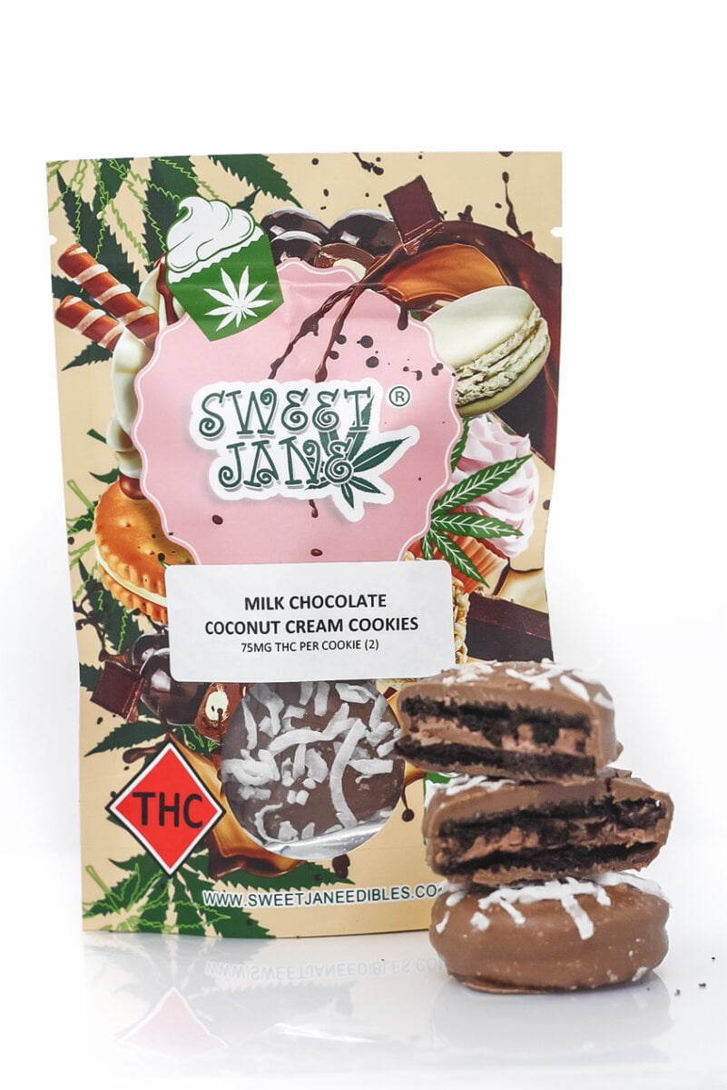 Milk Coconut Cream Cookies