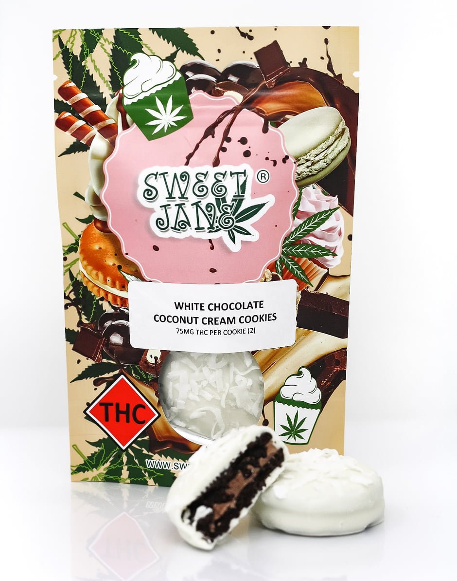 White Coconut Cream Cookies