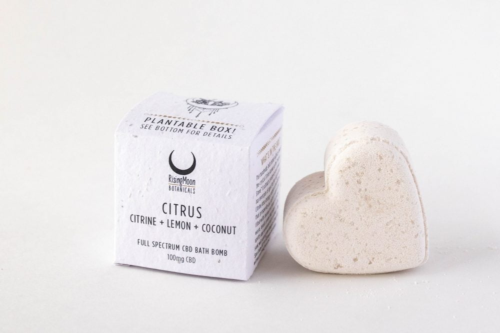 Citrus Bath Bomb - Rising Moon Botanicals