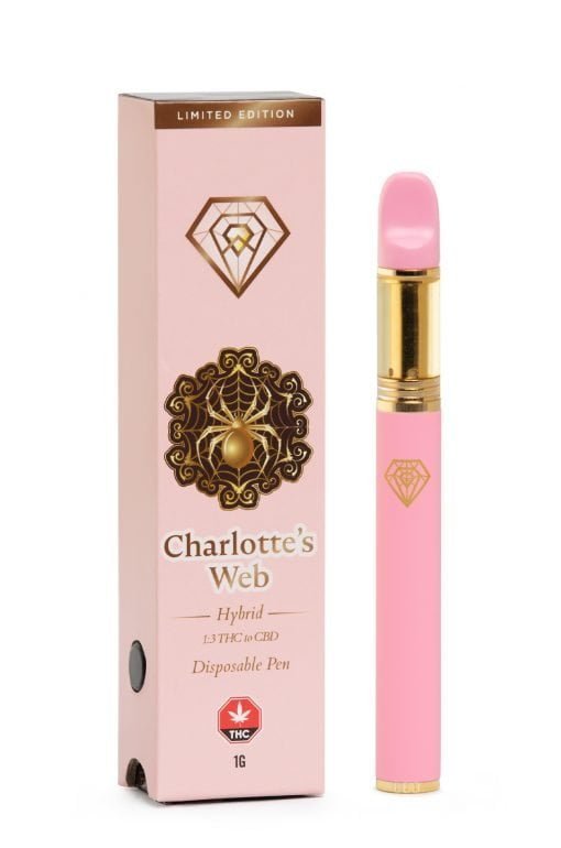 Diamond Concentrates Disposable (Distillate) Charlottes Web (1g) **Limited Edition