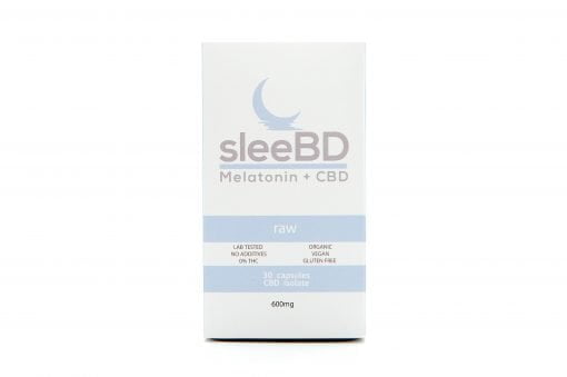 SleeBD Raw Capsules (600mg CBD)