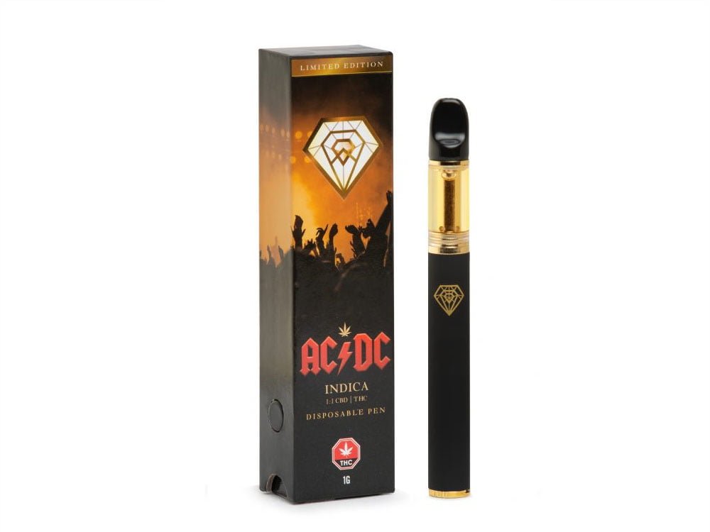 DIAMOND CONCENTRATES – DISPOSABLE VAPES – AC DC 1:1