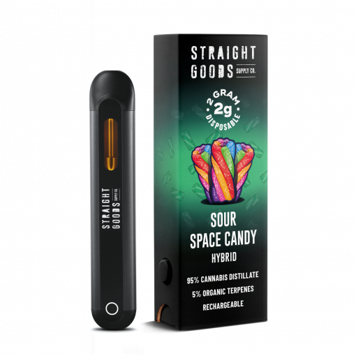 Straight Goods 2 GRAM Disposables – Sour Space Candy (Hybrid)