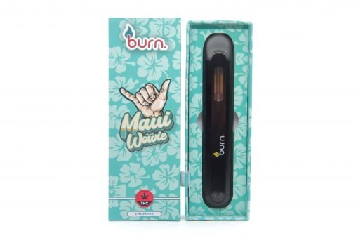 **New** Mega Sized 2ML Burn Disposable Vapes – Maui Wowie (Sativa) (2ml)