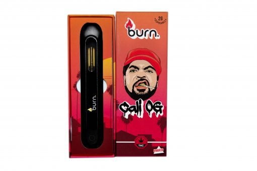 **New Strain** Burn Disposable Vapes – Cali OG (Hybrid) (2 Gram)