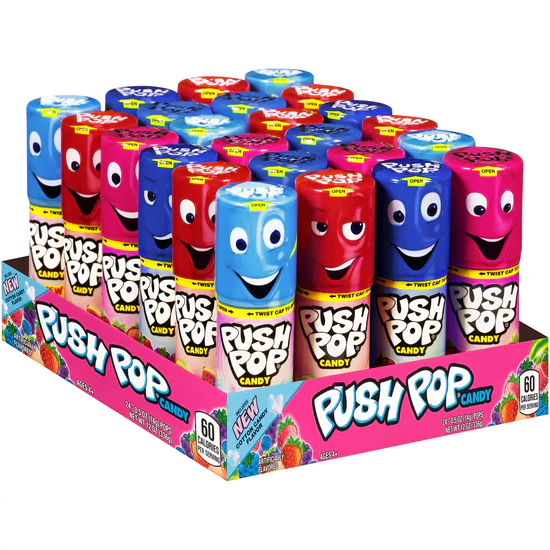 Push Pop Candy - 4 Flavours - NO THC
