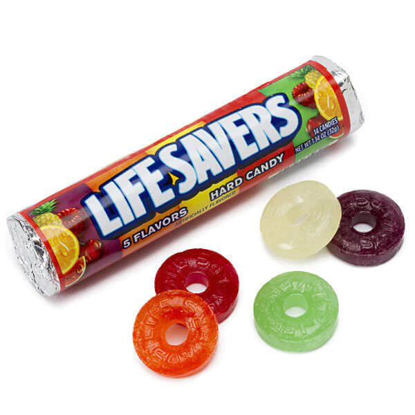 Life Savers Original 5 Flavors Hard Candy - NO THC