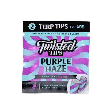 Twisted Tips Terpene Infused Filters - Purple Haze