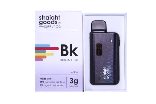 * New 3 Grams * Straight Goods Supply Co. – Bubba Kush (3 Gram)