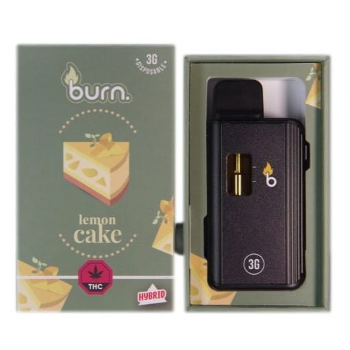 Burn – Lemon Cake 3 Grams Disposable Vape
