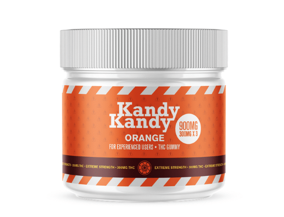 Kandy Kandy – High Dose Gummies 900mg of THC Orange