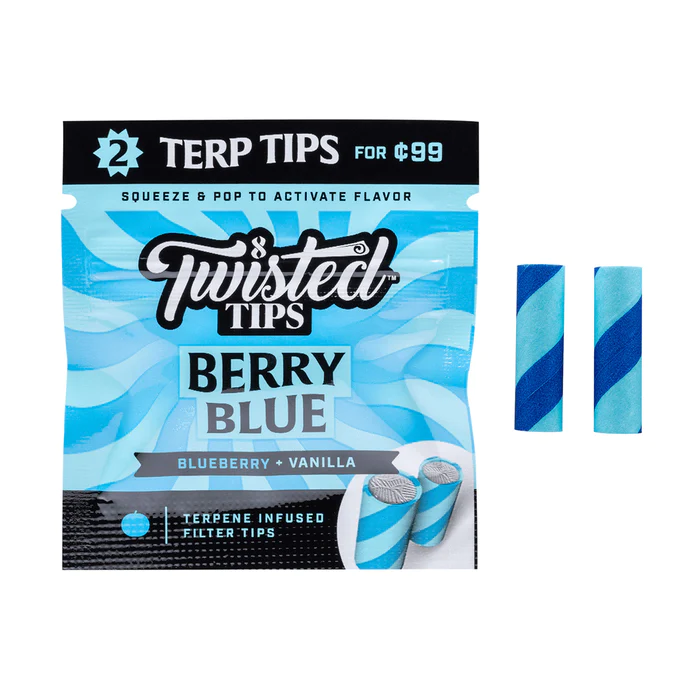 TWISTED TIPS TERP INFUSED - BERRY BLUE