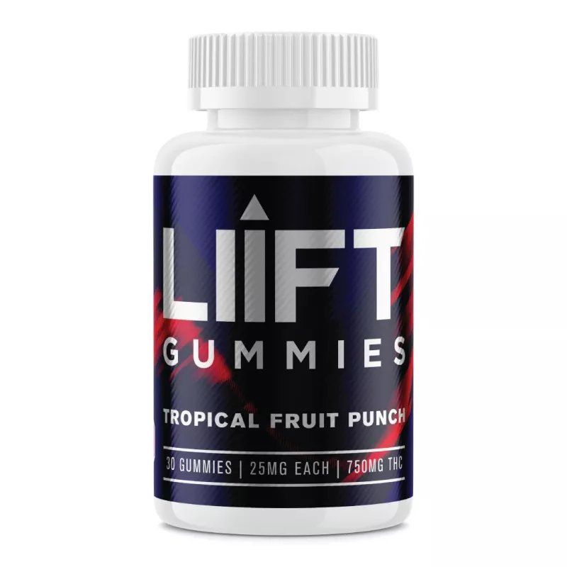 750mg (30 Gummies) Tropical Fruit Punch Thc Gummies Liift