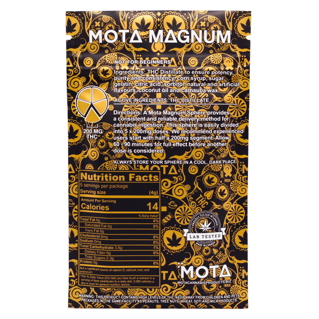 MOTA - THC Clear Sphere (300mg to 1000mg) - Image 4
