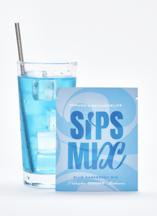 Euphoria Psychedelics – Blue Raspberry Sips (1000mg)