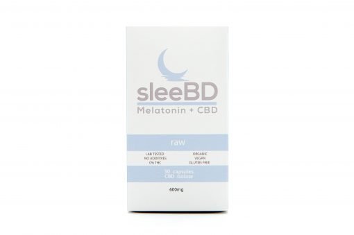 SleeBD – Raw Capsules (600mg CBD)