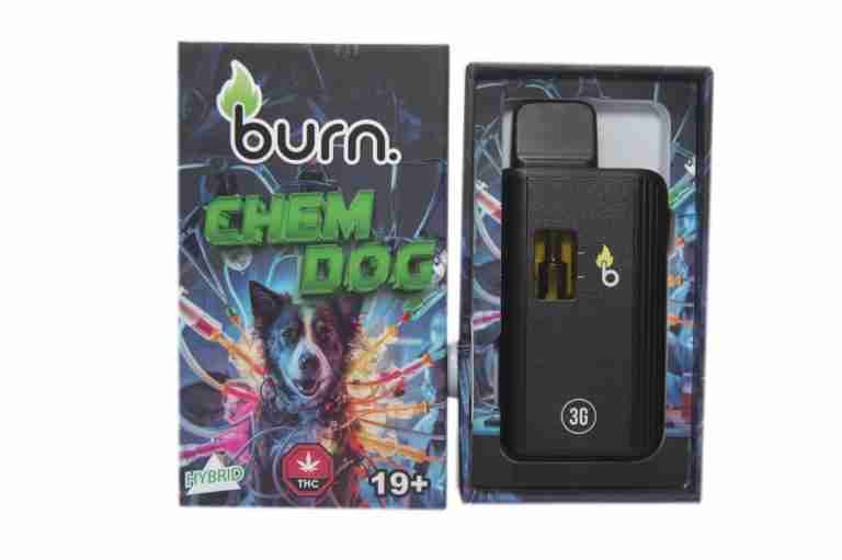 Gram Burn Disposable Vapes – Chem Dog (Hybrid) (3 Gram)