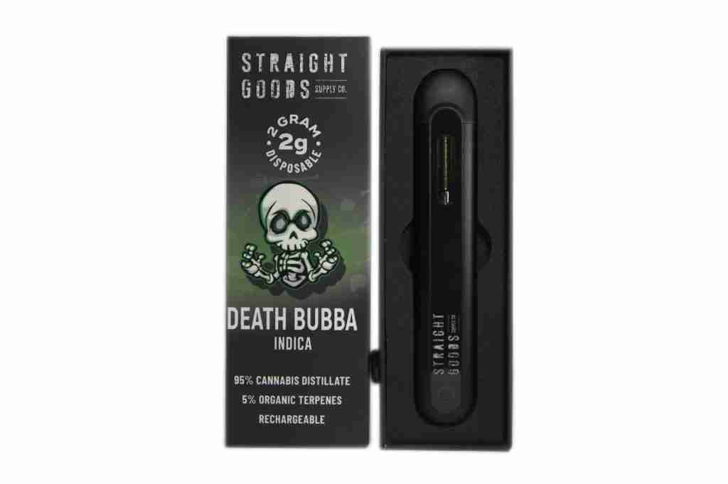Straight Goods 2 GRAM Disposables – Death Bubba (Indica)