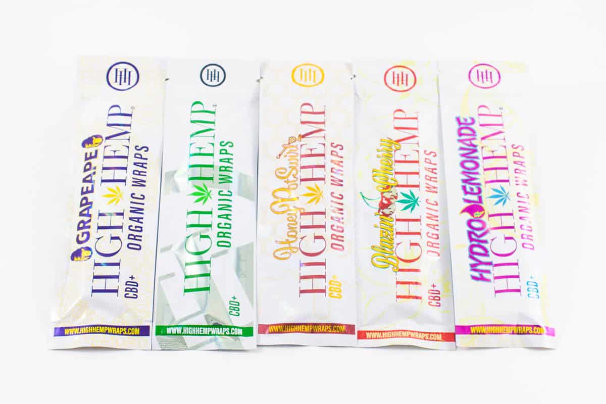 HIGH HEMP WRAPS – 7 Flavours
