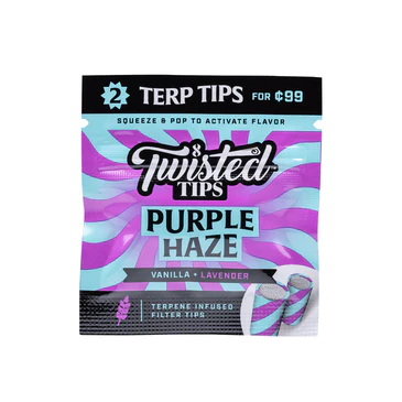 Twisted Tips Terpene Infused Filters - Purple Haze