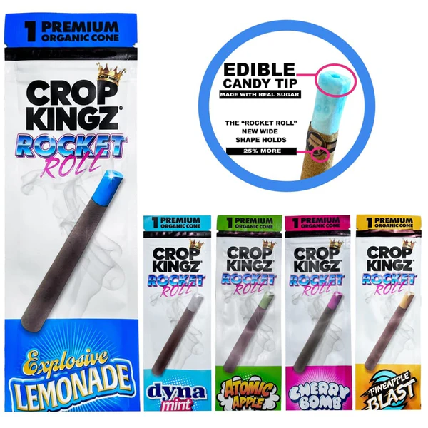 CROP KINGZ ROCKET ROLL – 5 Flavours