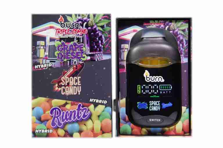 Burn Triple Threat THC Disposable Vapes – (3G) - Image 5