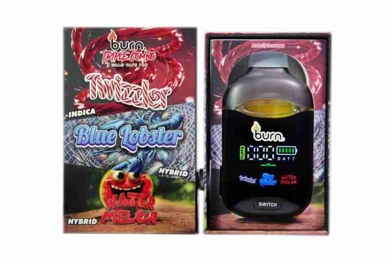 Burn Triple Threat – Twizzler + Blue Lobster + Watermelon (3 Gram)