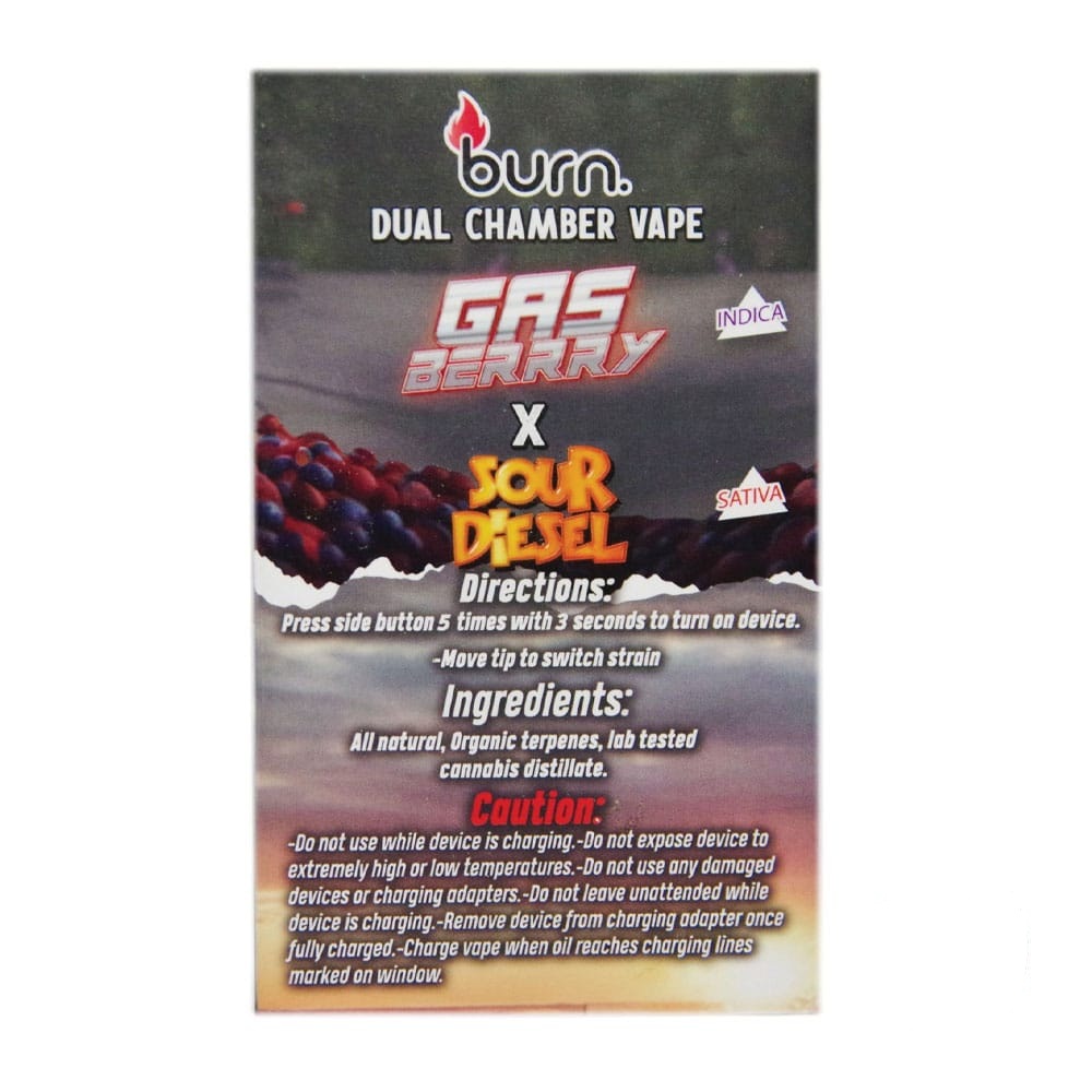 Burn Dual Chamber - THC Disposable Vapes (6G) (3+3 Gram) - Image 28