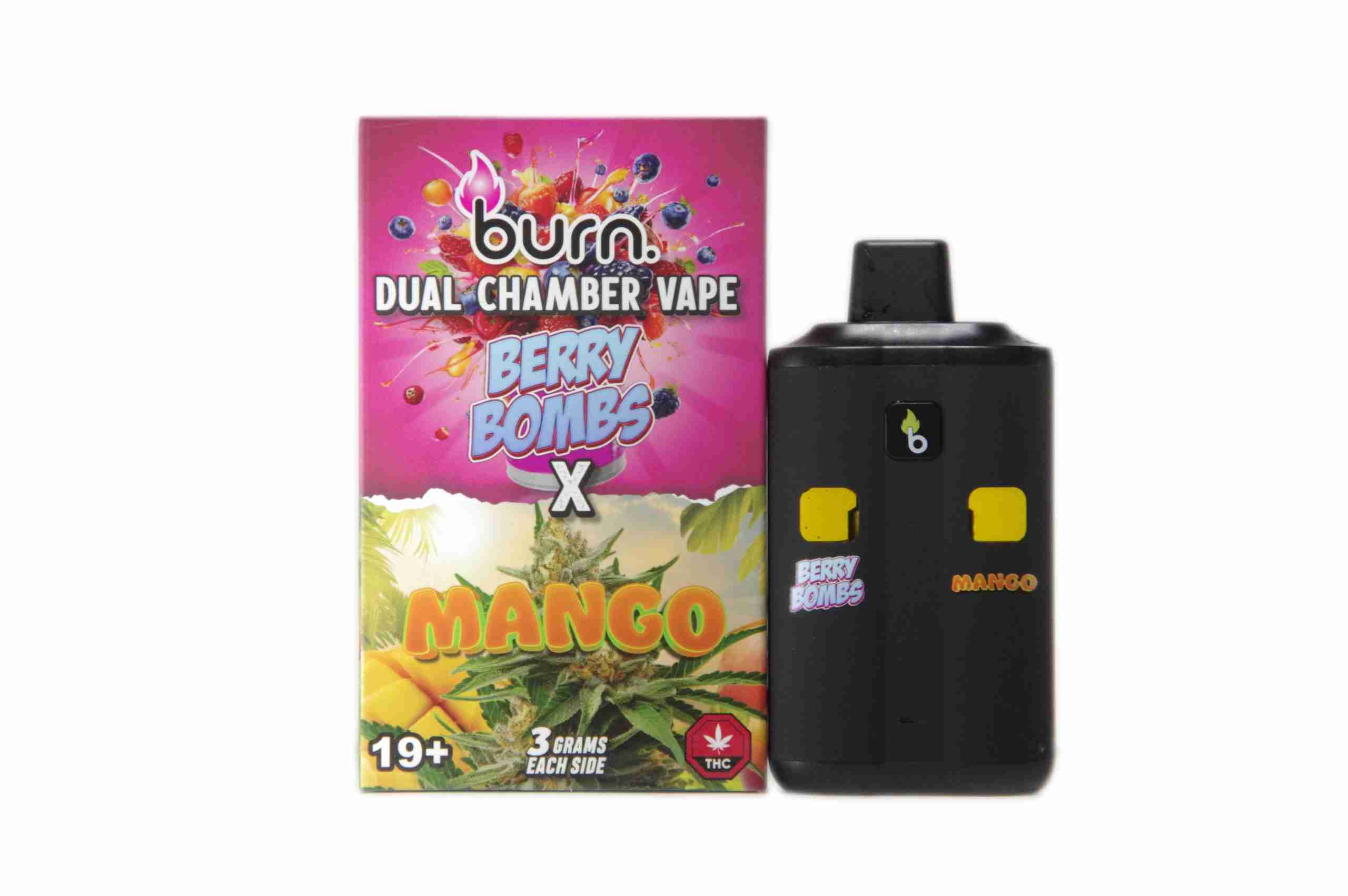 Burn Dual Chamber - THC Disposable Vapes (6G) (3+3 Gram) - Image 8