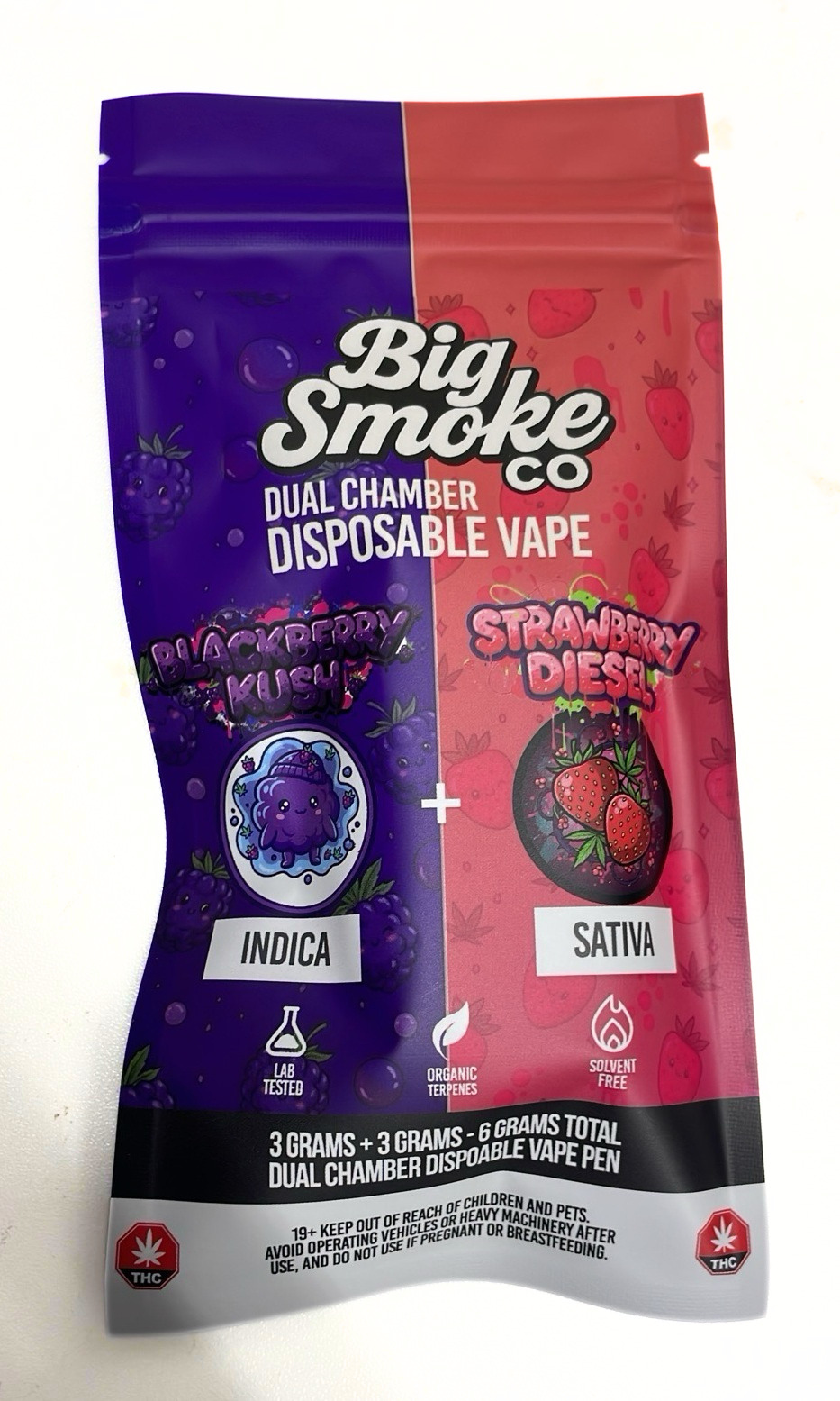 Big Smoke THC - Dual Chamber Disposable Vape (6g) - Image 6