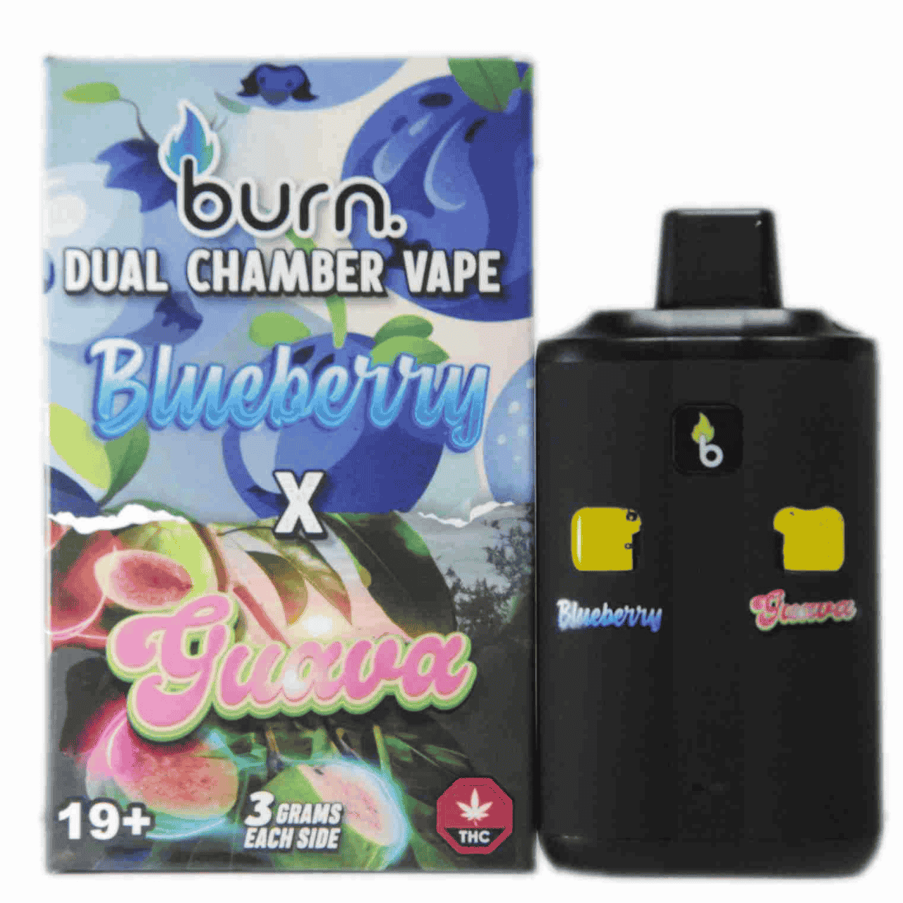 Burn Dual Chamber - THC Disposable Vapes (6G) (3+3 Gram) - Image 6