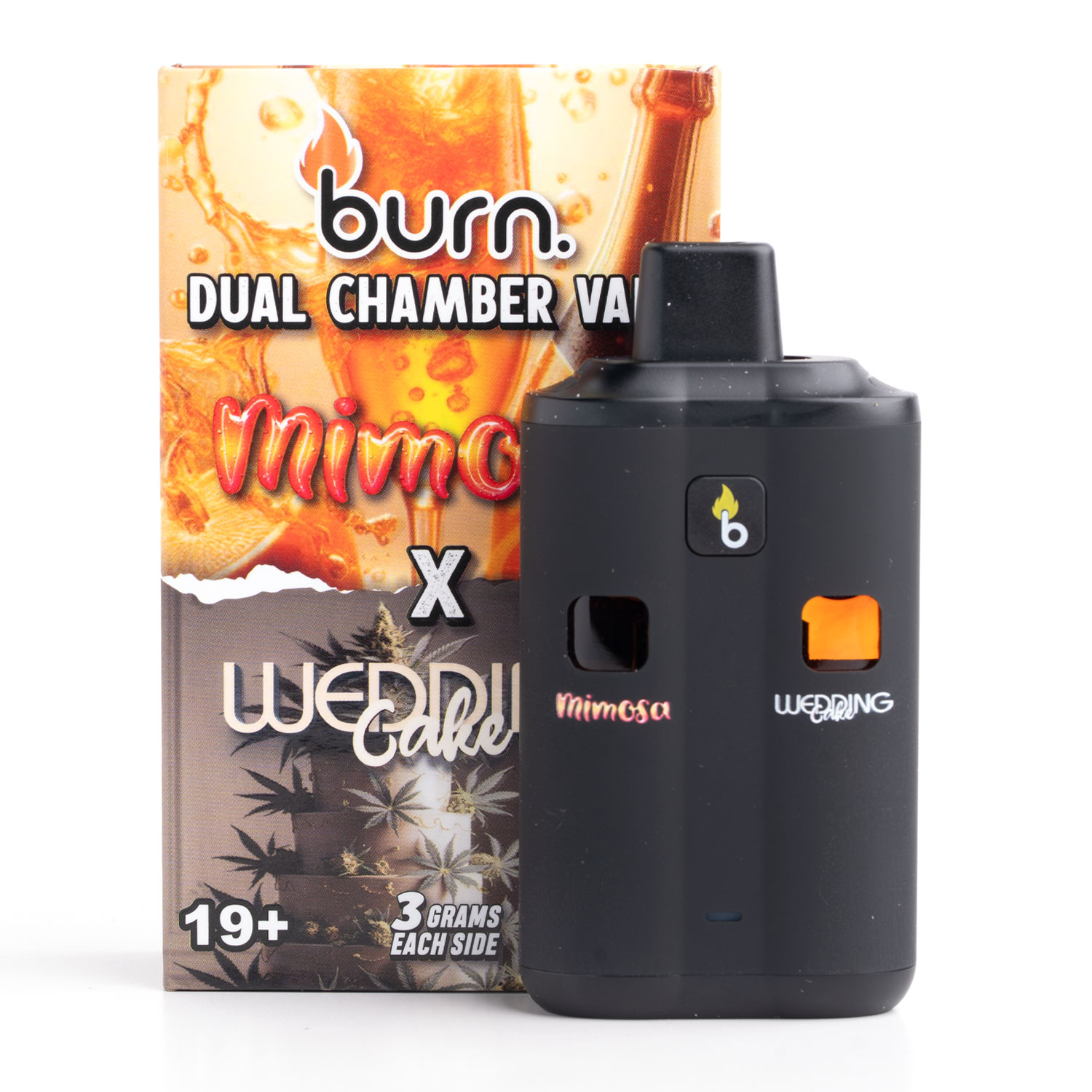Burn Dual Chamber - THC Disposable Vapes (6G) (3+3 Gram) - Image 31