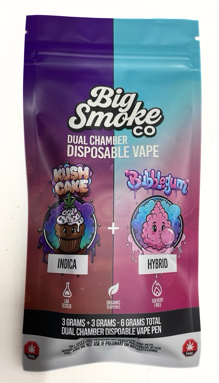 Big Smoke THC - Dual Chamber Disposable Vape (6g) - Image 3