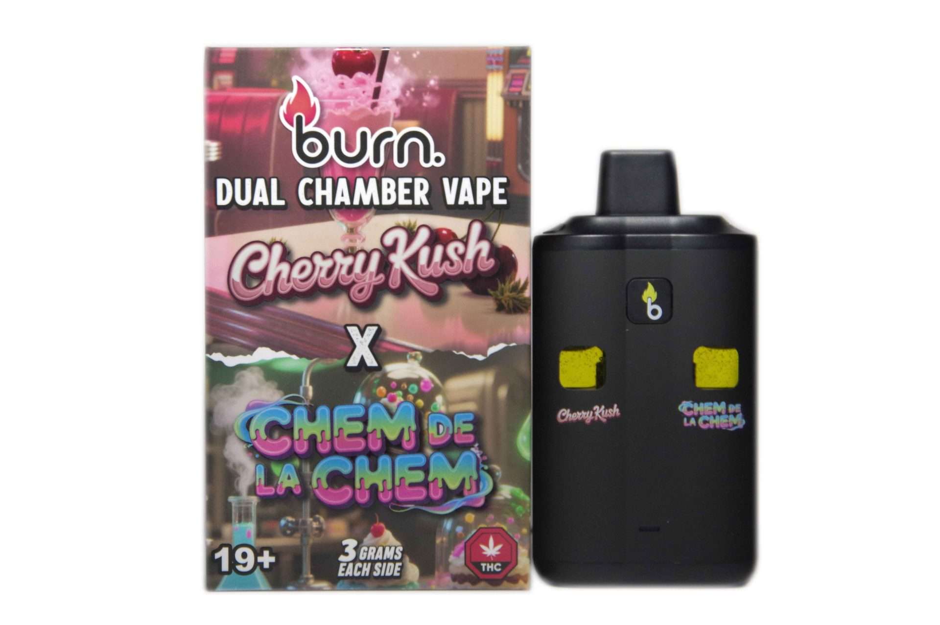 Burn Dual Chamber - THC Disposable Vapes (6G) (3+3 Gram) - Image 10