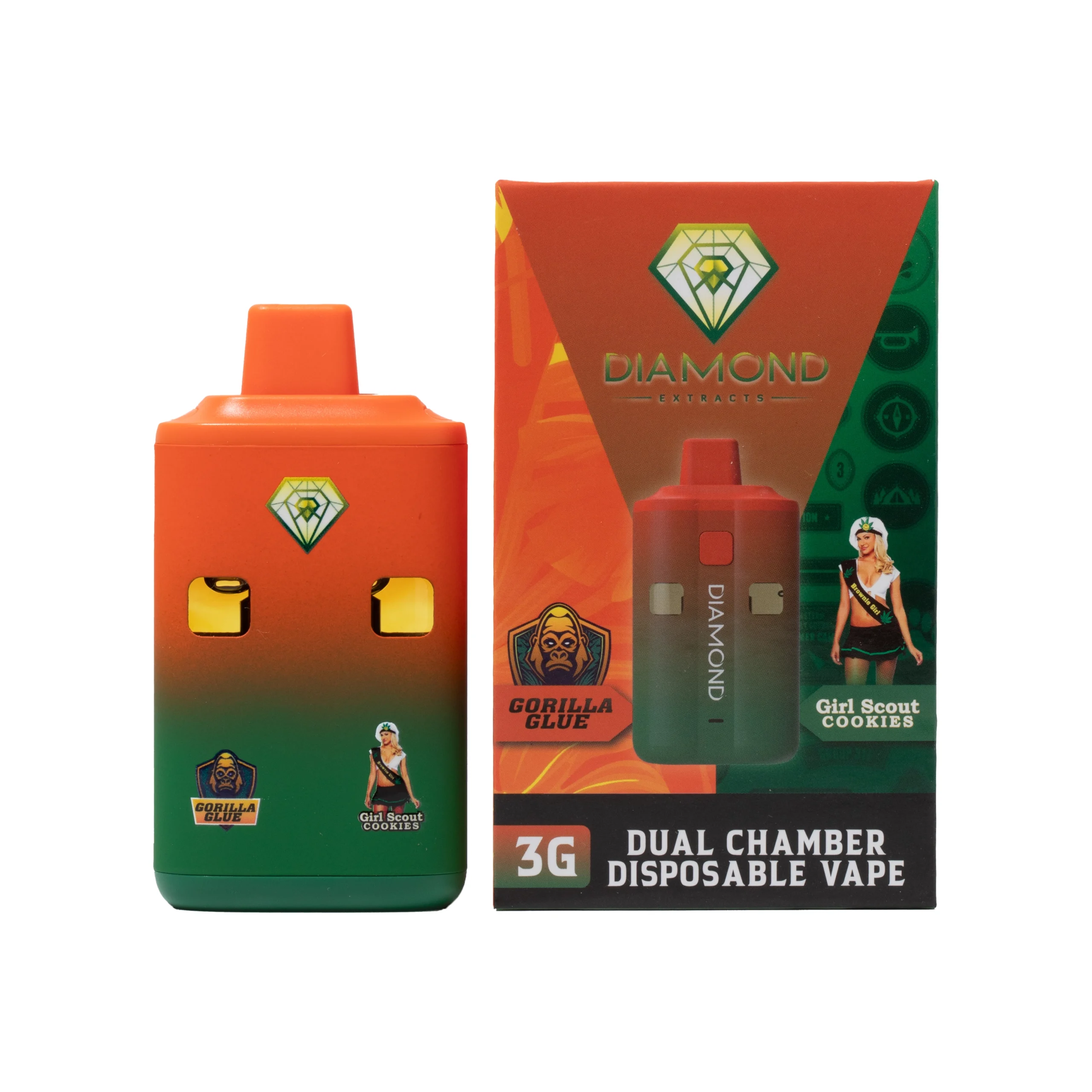 Diamond Concentrates - Dual Chamber THC Disposable Pens 6G - Image 3