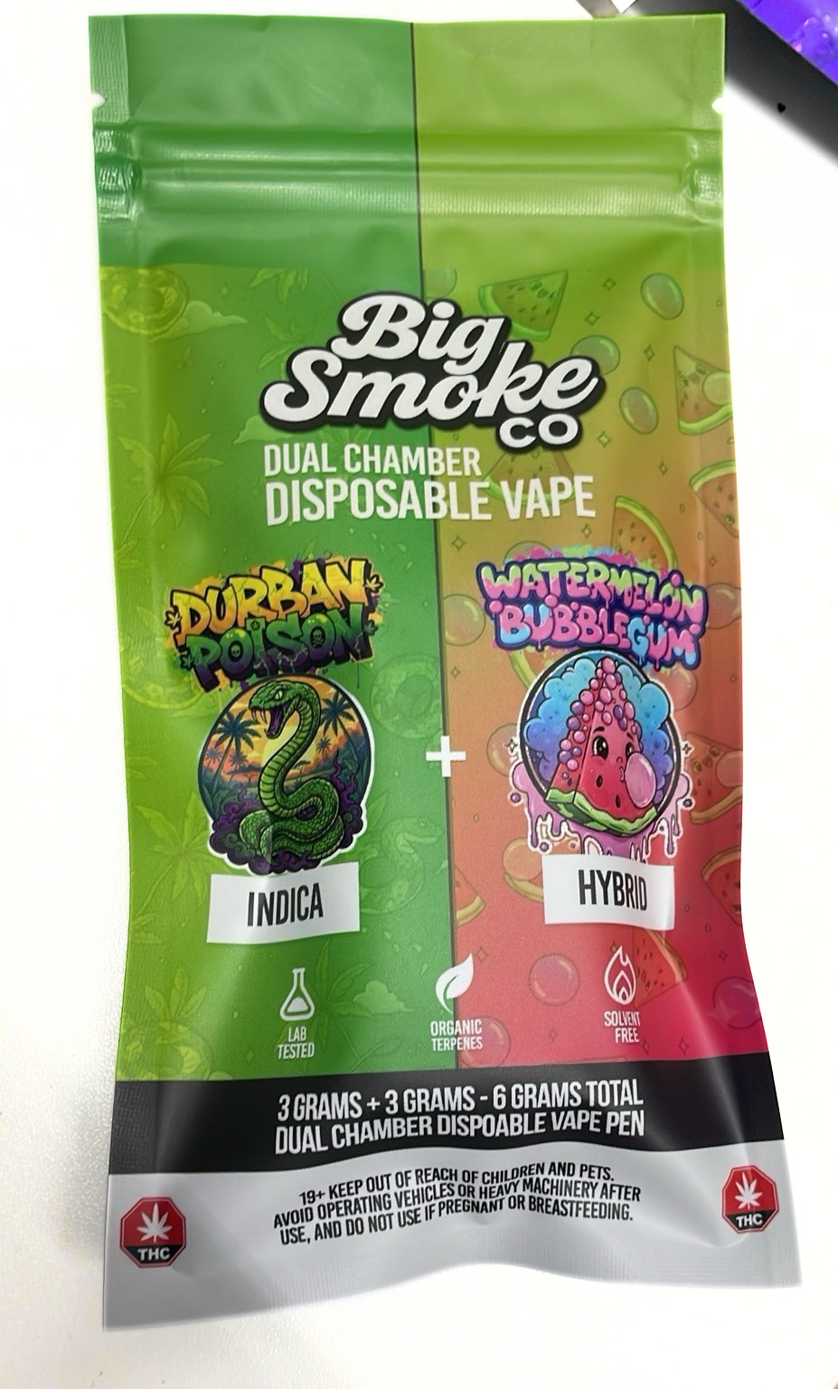 Big Smoke THC - Dual Chamber Disposable Vape (6g) - Image 5