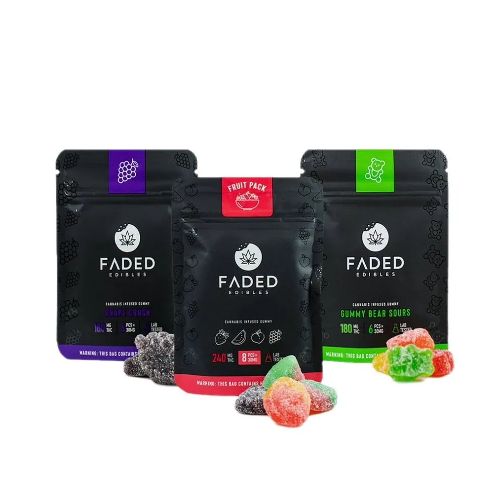 Faded Cannabis Edibles – (240mg THC)