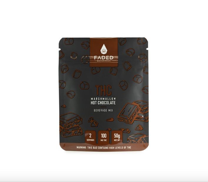 Faded Cannabis – THC Marshmallow Hot Chocolate (100mg)