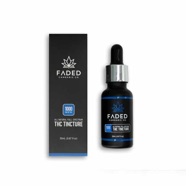Faded Edibles: THC Tincture 1000mg