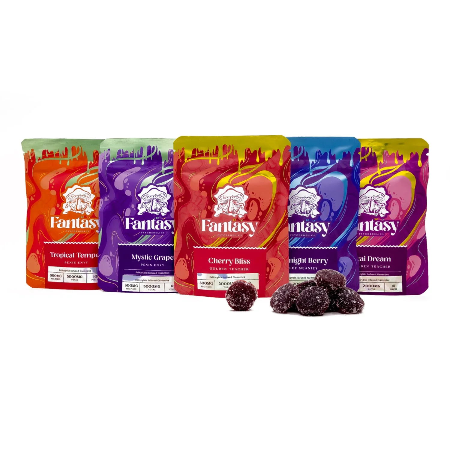 Fantasy – Gummies 3000mg (10 x 300mg)