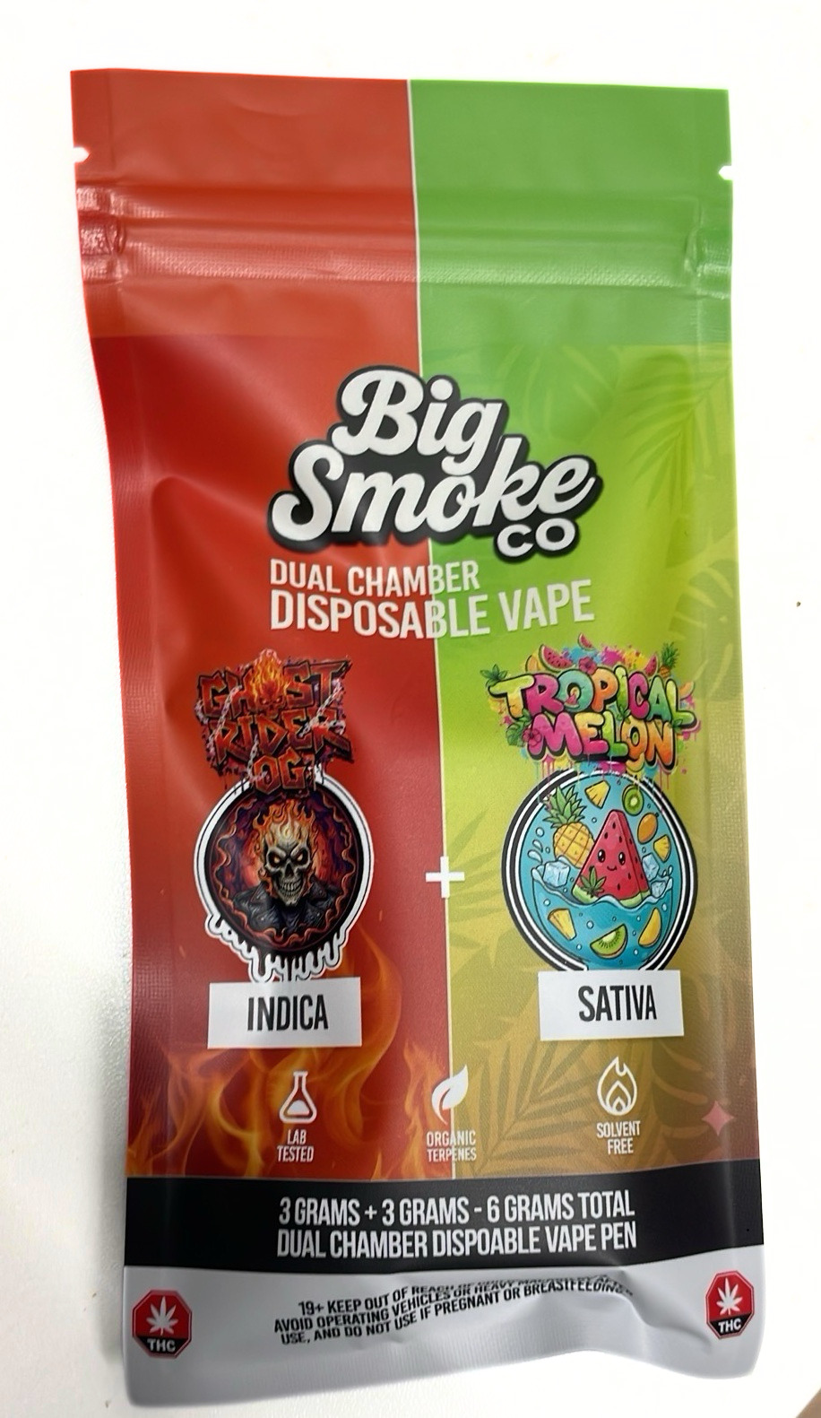 Big Smoke THC - Dual Chamber Disposable Vape (6g) - Image 7