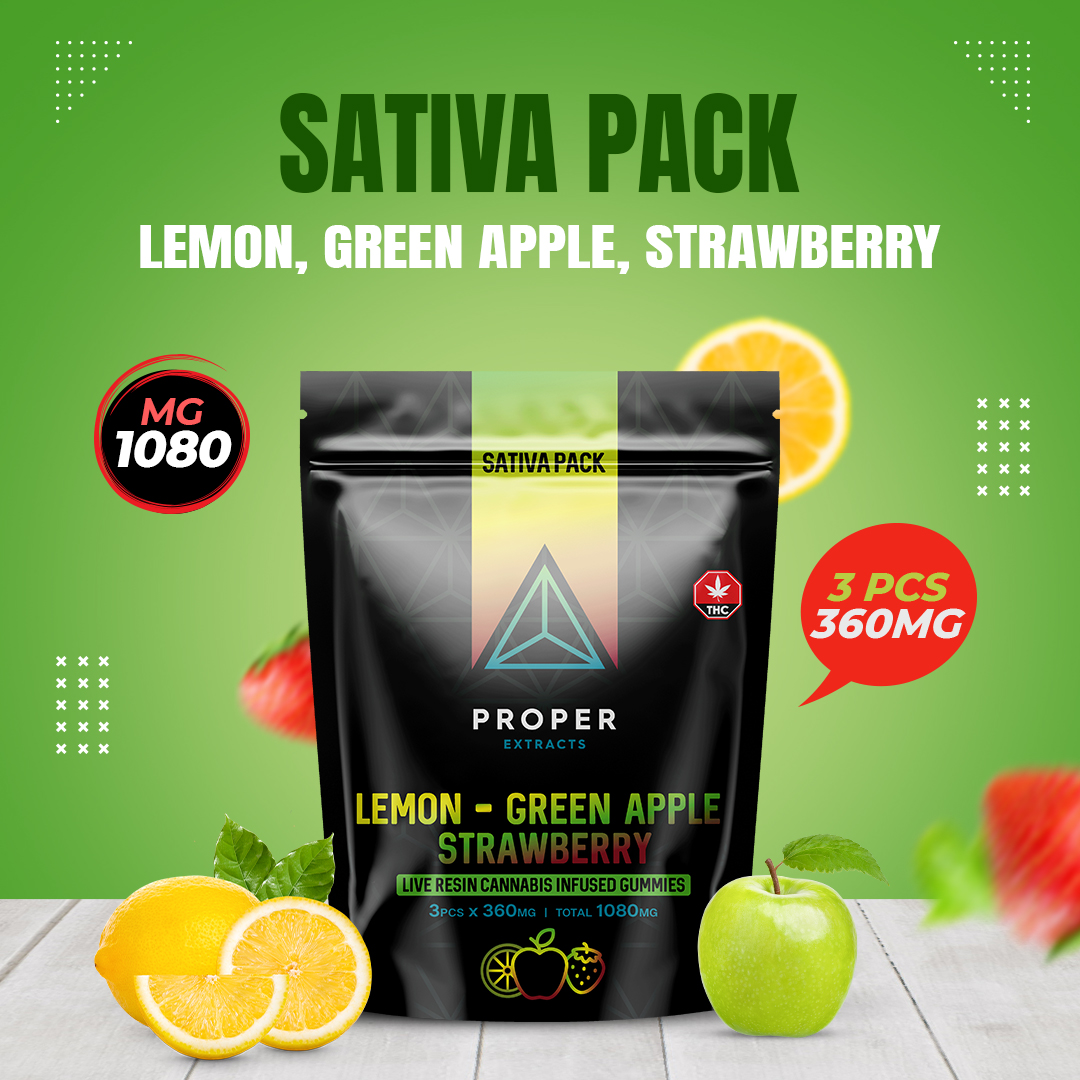 Proper Extracts - Sativa (1080mg THC)