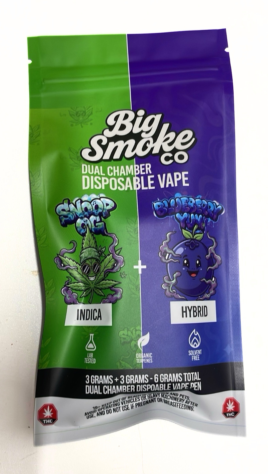 Big Smoke THC - Dual Chamber Disposable Vape (6g) - Image 4