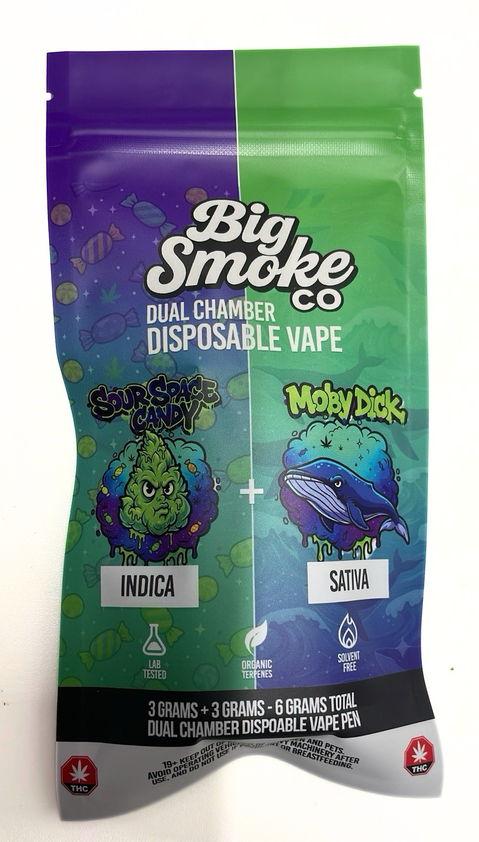 Big Smoke THC - Dual Chamber Disposable Vape (6g) - Image 2
