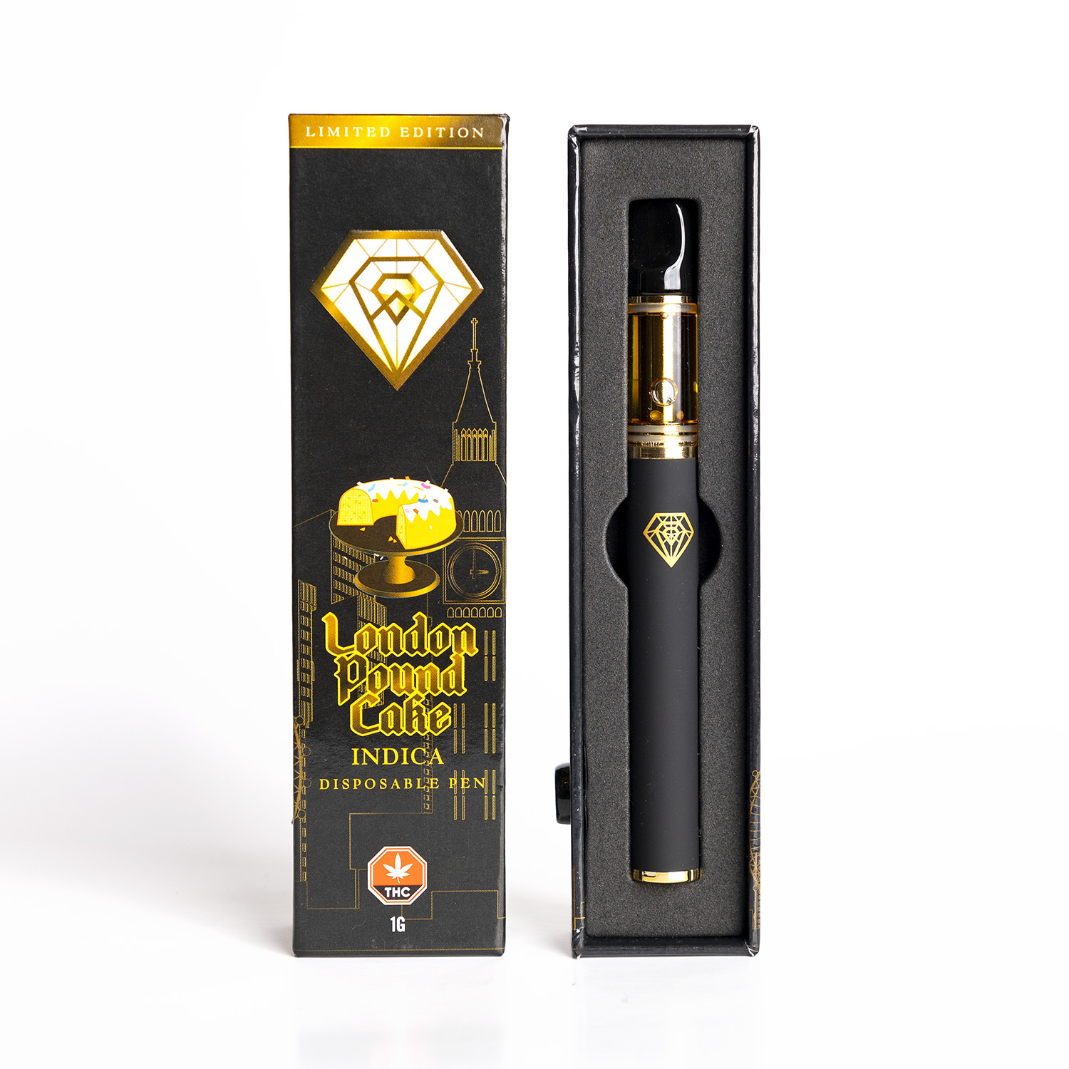 Diamond Extracts – THC Disposable (Distillate) Pens (1G) - Image 4