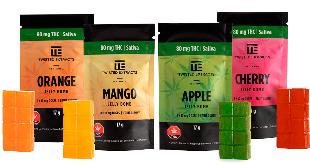 Twisted Extracts - Jelly Bomb (80mg THC)