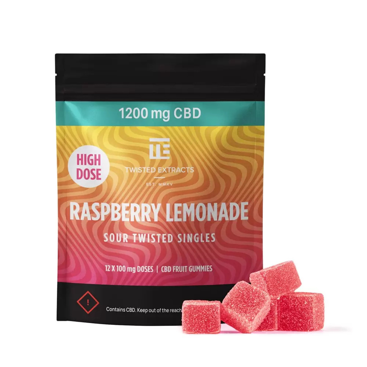 Twisted Extracts – High Dose Sour Twisted Singles (1200 mg) - Image 3